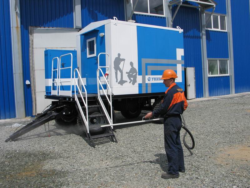 Mobile steam generator set photo